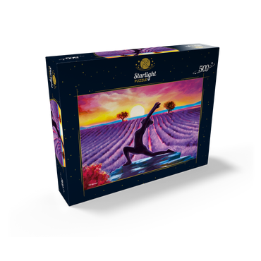 Yoga by the Flowers 500 Jigsaw Puzzle box view2