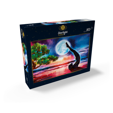 Yoga on the beach 100 Jigsaw Puzzle box view2