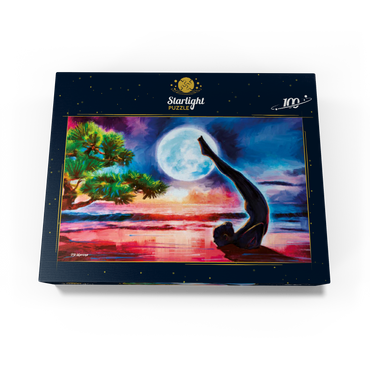 Yoga on the beach 100 Jigsaw Puzzle box view3
