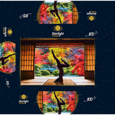 Meditation Yoga 100 Jigsaw Puzzle box 3D Modell