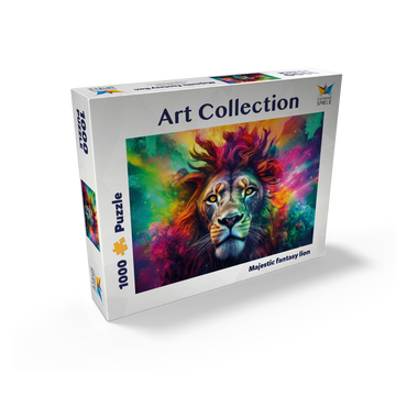 Majestic fantasy lion 1000 Jigsaw Puzzle box view2