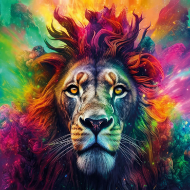 Majestic fantasy lion 100 Jigsaw Puzzle 3D Modell