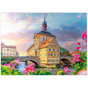puzzleplate Old Town Hall in Bamberg - World Heritage Site 1000 Jigsaw Puzzle