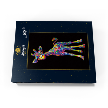 Pop Colors Giraffe 100 Jigsaw Puzzle box view3