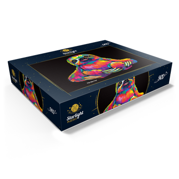 Pop Colors Sloth 500 Jigsaw Puzzle box view1