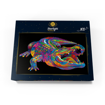 Pop Colors Alligator 100 Jigsaw Puzzle box view3