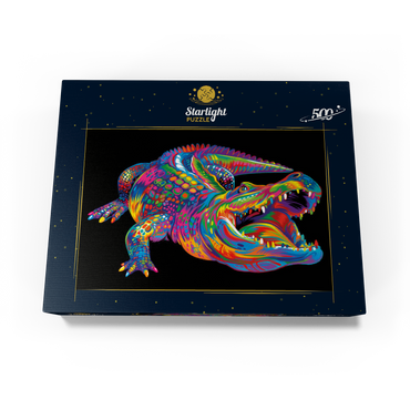 Pop Colors Alligator 500 Jigsaw Puzzle box view3