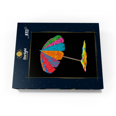 Pop Colors Beach Umbrella 1000 Jigsaw Puzzle box view3