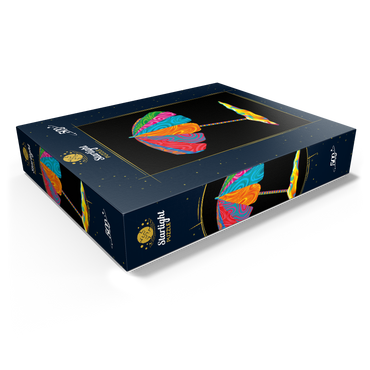 Pop Colors Beach Umbrella 500 Jigsaw Puzzle box view1