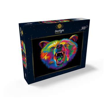 Roaring Black Bear 500 Jigsaw Puzzle box view2