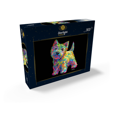Pop Colors Westie 500 Jigsaw Puzzle box view2