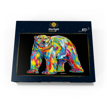 Polar Bear Pop Colors 100 Jigsaw Puzzle box view3