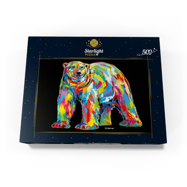 Polar Bear Pop Colors 500 Jigsaw Puzzle box view3