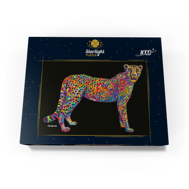 Cheetah Pop Colors 1000 Jigsaw Puzzle box view3