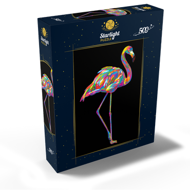 Pop Colors Flamingo 500 Jigsaw Puzzle box view2