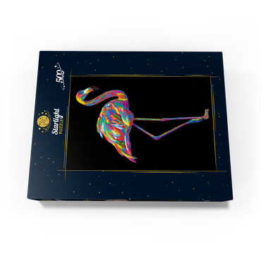 Pop Colors Flamingo 500 Jigsaw Puzzle box view3