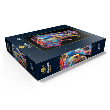 Pop Colors Elephant 100 Jigsaw Puzzle box view1