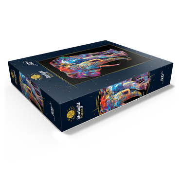 Pop Colors Elephant 500 Jigsaw Puzzle box view1