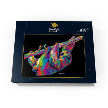 Sloth Relaxin' 1000 Jigsaw Puzzle box view3