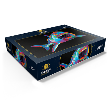 Pop Colors Shark 100 Jigsaw Puzzle box view1