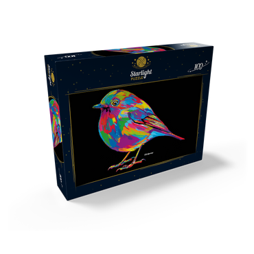 Robin Pop Colors 100 Jigsaw Puzzle box view2