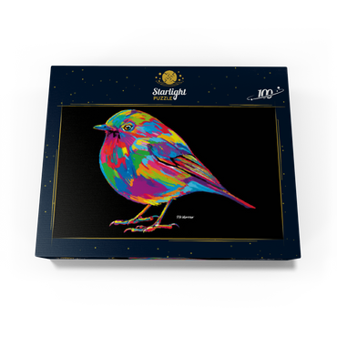 Robin Pop Colors 100 Jigsaw Puzzle box view3