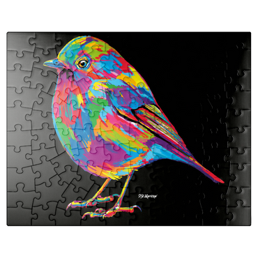 puzzleplate Robin Pop Colors 100 Jigsaw Puzzle