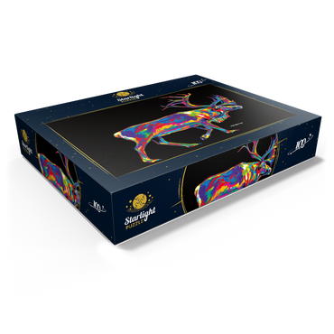 Santa's Reindeer 100 Jigsaw Puzzle box view1