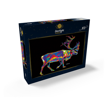 Santa's Reindeer 100 Jigsaw Puzzle box view2