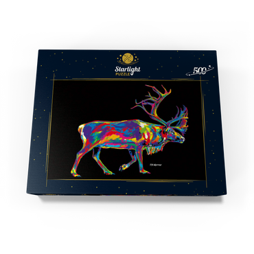 Santa's Reindeer 500 Jigsaw Puzzle box view3
