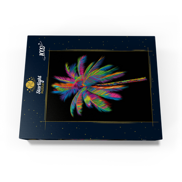 Colorful Palm Tree 1000 Jigsaw Puzzle box view3