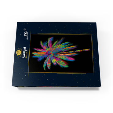 Colorful Palm Tree 100 Jigsaw Puzzle box view3