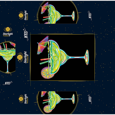 Fun Margarita 1000 Jigsaw Puzzle box 3D Modell