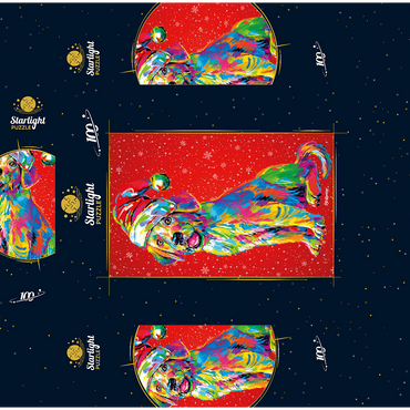 Santa's Lab 100 Jigsaw Puzzle box 3D Modell