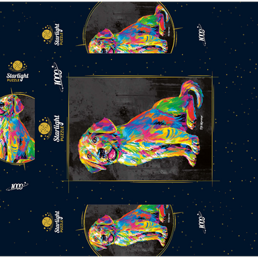 Pop Colors Lab 1000 Jigsaw Puzzle box 3D Modell