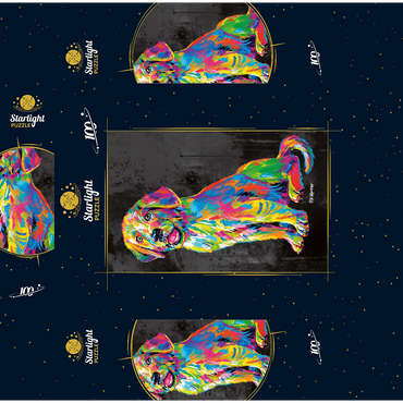 Pop Colors Lab 100 Jigsaw Puzzle box 3D Modell
