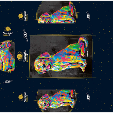 Pop Colors Lab 500 Jigsaw Puzzle box 3D Modell