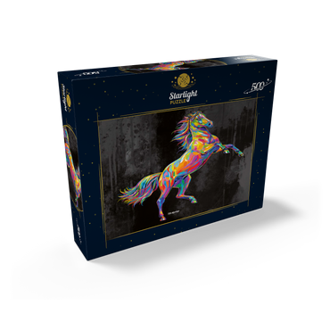 Colorful Stallion 500 Jigsaw Puzzle box view2