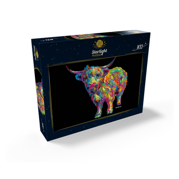 Highland Cow 100 Jigsaw Puzzle box view2