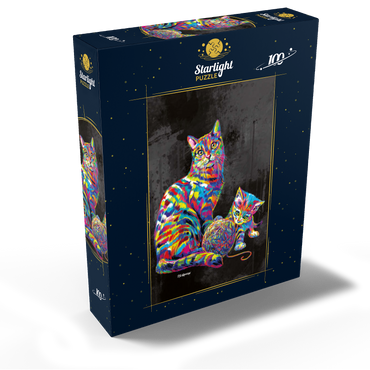 Kitty Family 100 Jigsaw Puzzle box view2