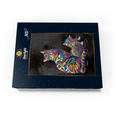 Kitty Family 500 Jigsaw Puzzle box view3