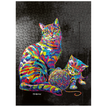 puzzleplate Kitty Family 500 Jigsaw Puzzle