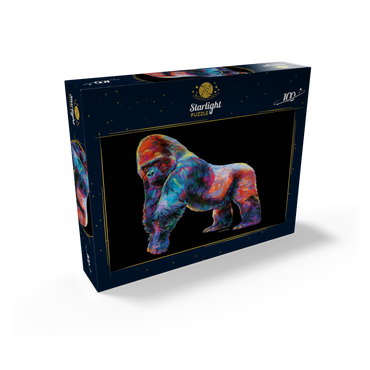 Pop Colors Gorilla 100 Jigsaw Puzzle box view2