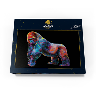 Pop Colors Gorilla 100 Jigsaw Puzzle box view3