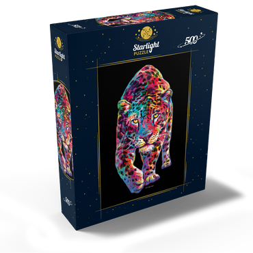 Curious Tiger 500 Jigsaw Puzzle box view2