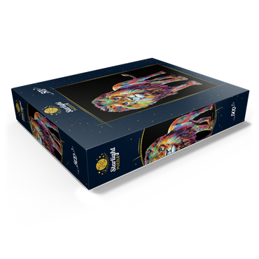 Pop Colors Lion 500 Jigsaw Puzzle box view1