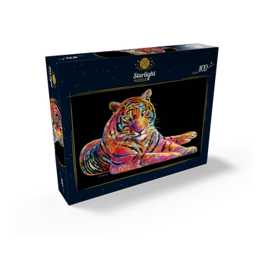 Laying Tiger 100 Jigsaw Puzzle box view2