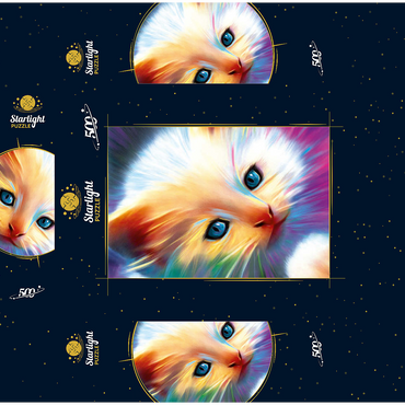 Soft Eyes 500 Jigsaw Puzzle box 3D Modell