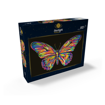 Colorful Butterfly 100 Jigsaw Puzzle box view2