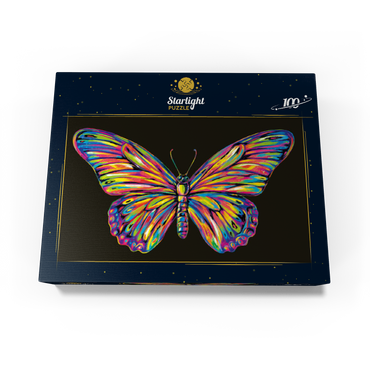 Colorful Butterfly 100 Jigsaw Puzzle box view3
